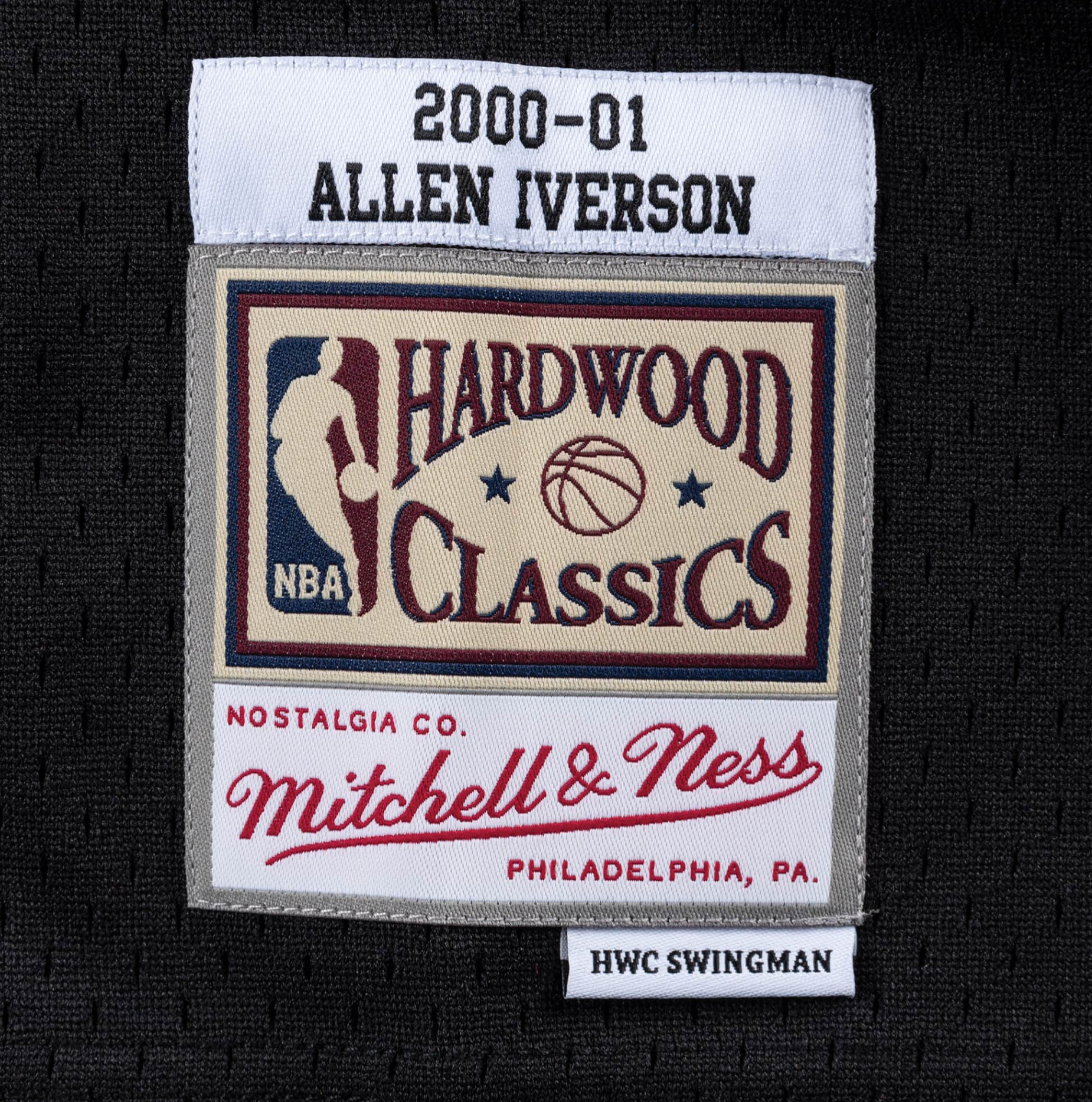 Women's Mitchell & Ness Allen Iverson Black Philadelphia 76ers