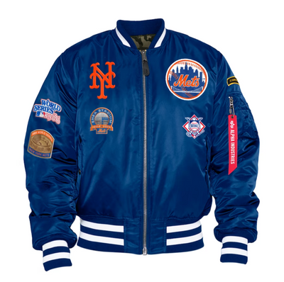 New York Mets Alpha Industries MA-1 Bomber Jacket