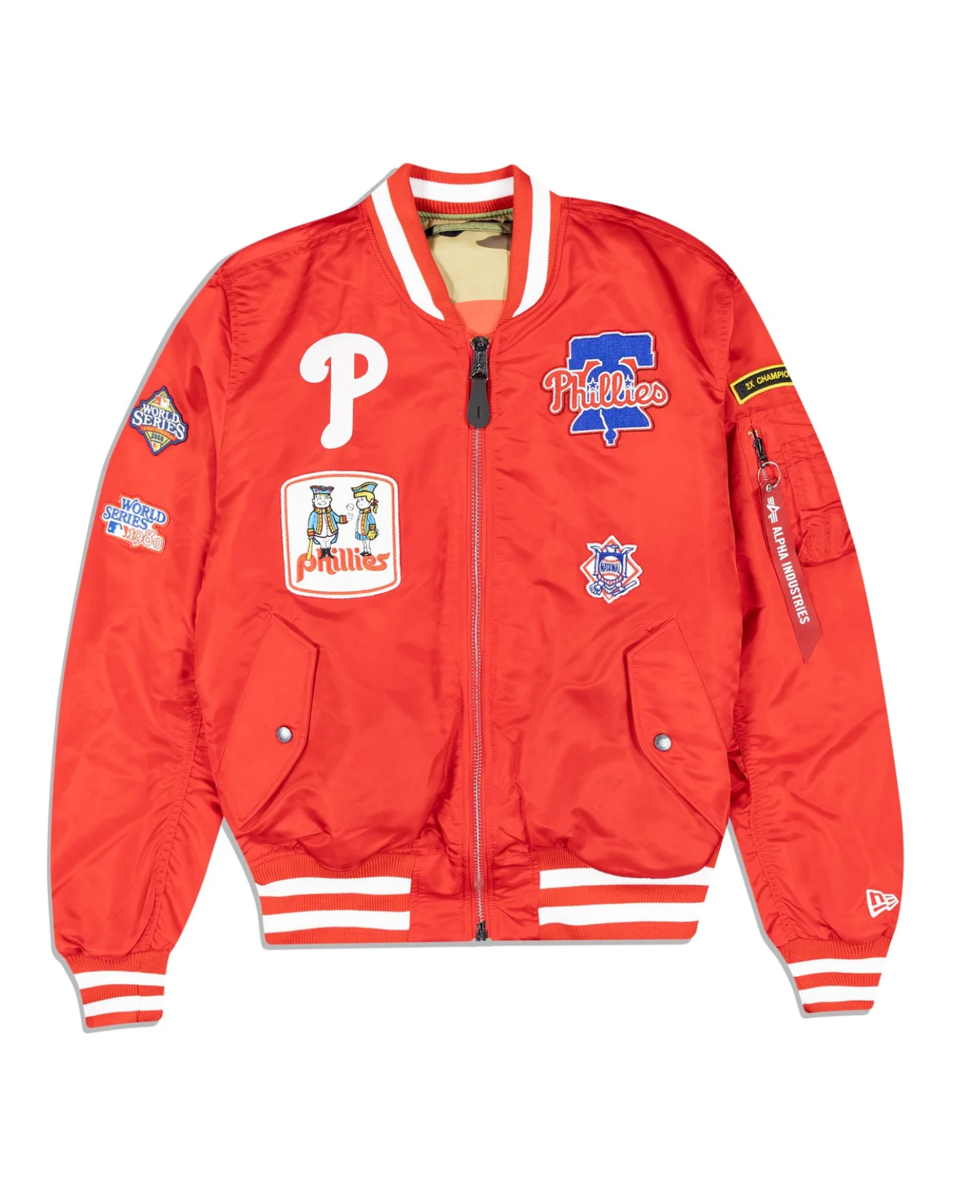 Alpha industries red bomber jacket orders