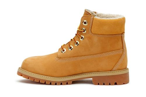 Timberland Kids 6 inch Classic Shearling Boot Wheat