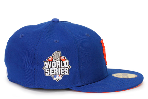 NEW ERA NEW YORK METS 2015 WORLD SERIES GRAPE LOLLI store 59FIFTY HAT SIZE 7 1/2