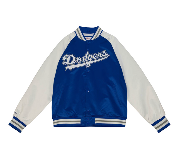 Mitchell & shops Ness Los Angeles Dodgers MLB Lightweight White Jacket Men's Size 3XL