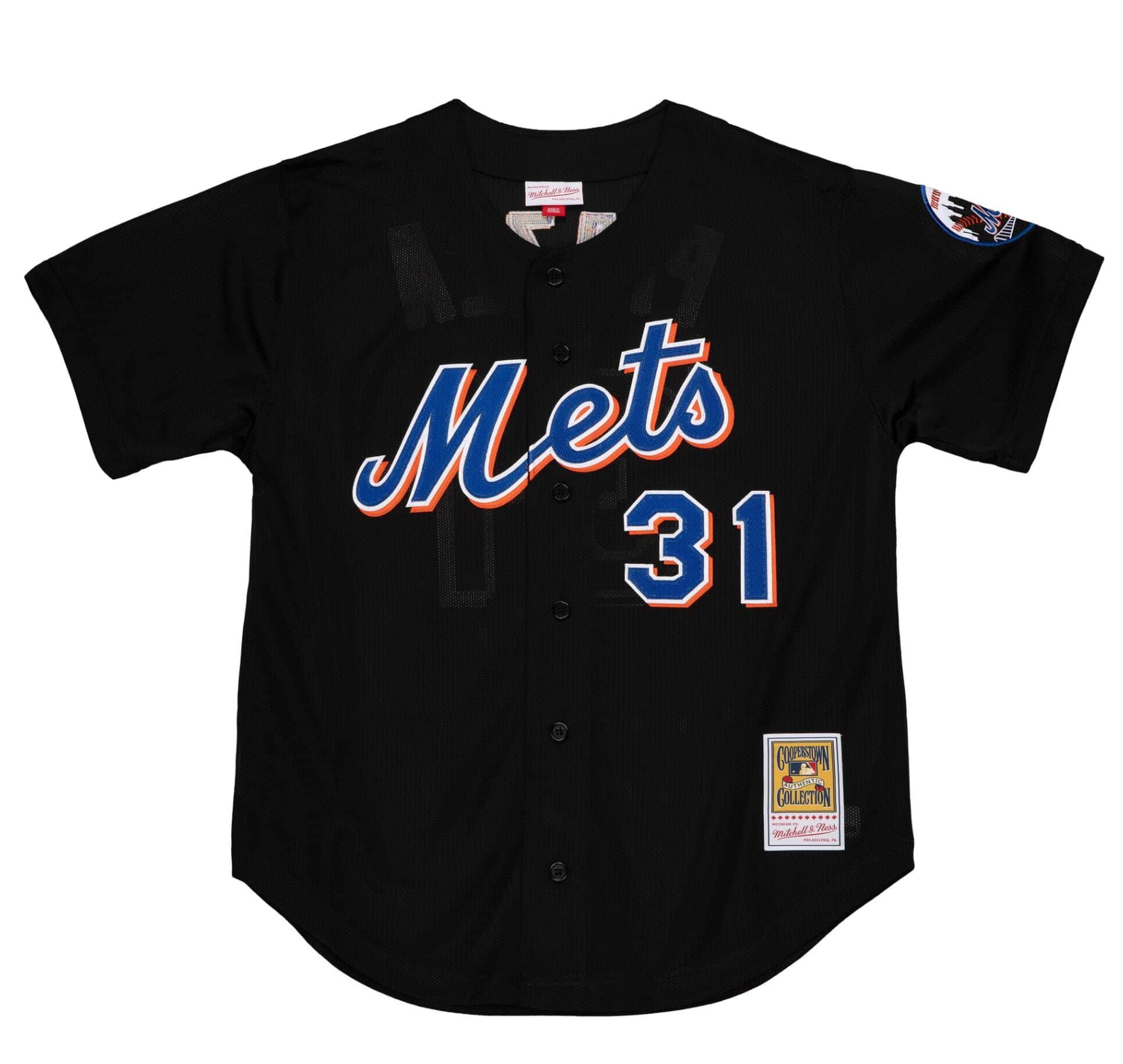 Men's Mitchell & Ness 2000 Mike Piazza White New York Mets Authentic Jersey