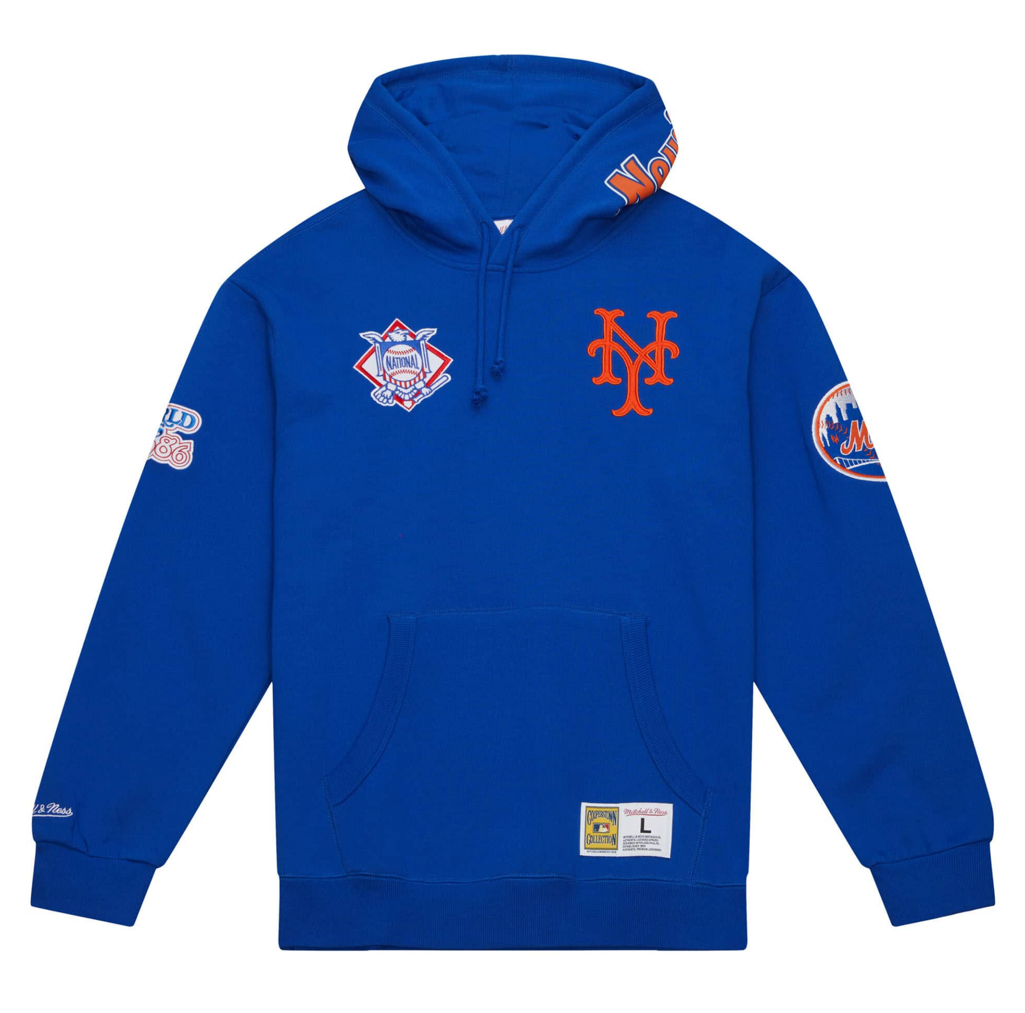 Mitchell & Ness New York Mets MLB City Collection Fleece Hoodie S / Royal Blue