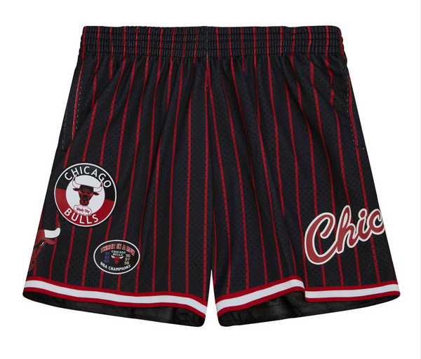 Mitchell Ness Men s Chicago Bulls City Collection Heritage Mesh Shorts