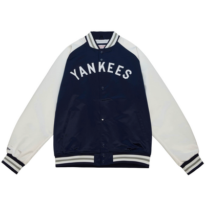 Vintage NY Yankees Mlb Varsity Wool Leather Jacket Large  Etsy Norway