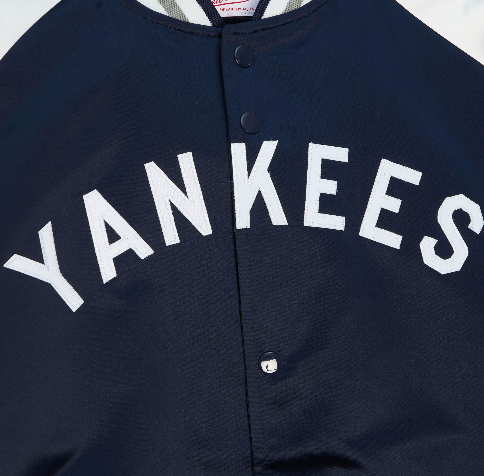 New York Yankees Baseball Blue Satin Jacket