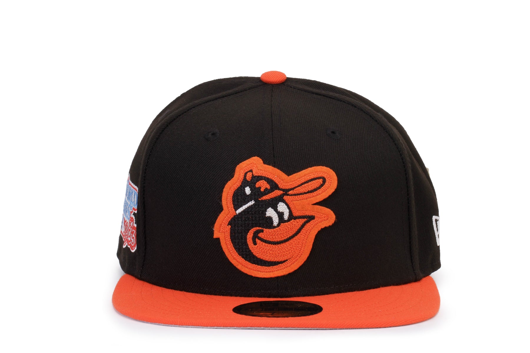 New Era Men's Royal Baltimore Orioles Logo White 59FIFTY Fitted