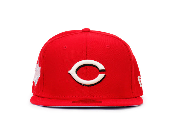 New Era 59FIFTY Cincinnati Reds Pop Sweat Fitted Hat 7 3/8 / Red/Lilac