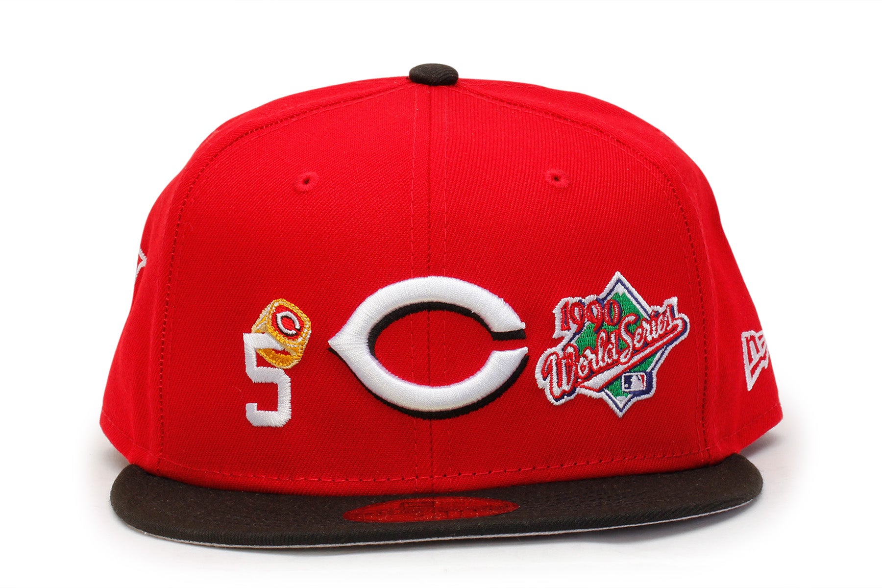 New Era Cincinnati Reds Count The Rings 59FIFTY Fitted 7 1/8 / Red Black/Grey