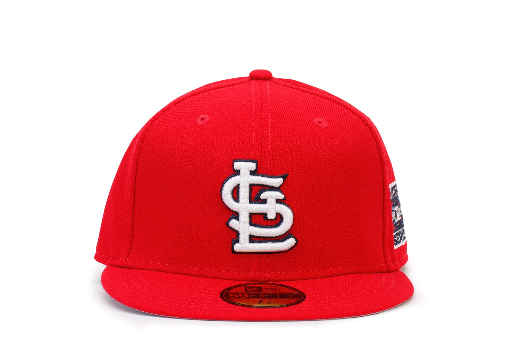 New Era St Louis Cardinals Mens Red 2006 World Series Side Patch 59FIFTY  Fitted Hat