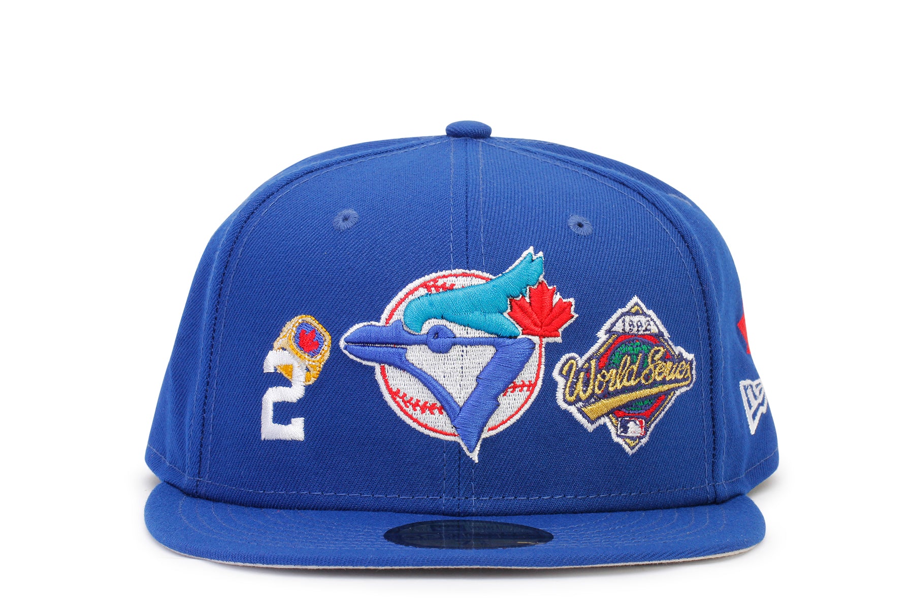 Toronto Blue Blue Jays RINGS-N-CHAMPIONS Royal Fitted Hat