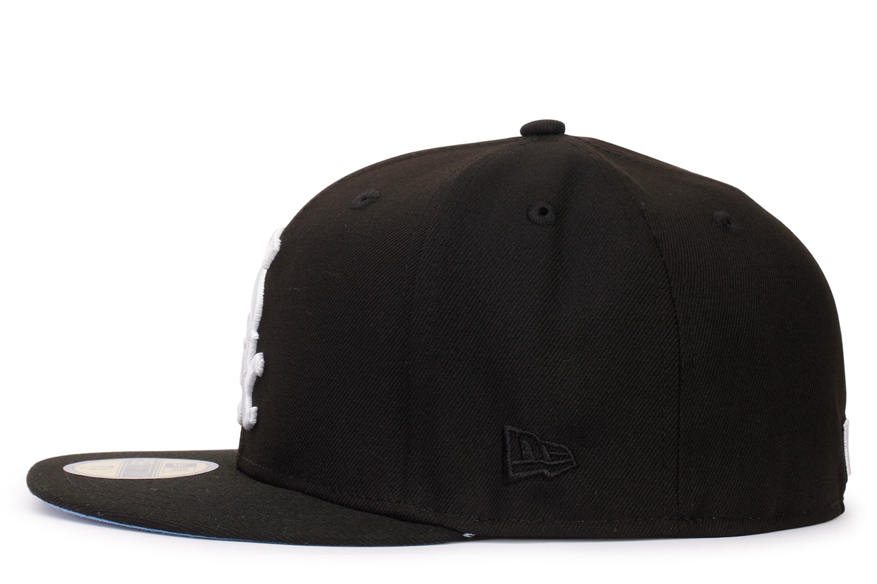 Chicago White Sox New Era All Black/Gray Bottom With 2005 World Series  Patches 59FIFTY Fitted Hat