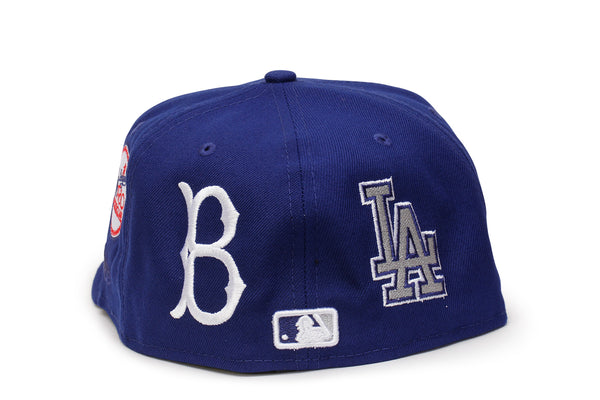 Royal Blue Los Angeles Dodgers Team Patch Pride New Era 59FIFTY Fitted 7 3/8