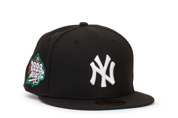 New York Yankees 1999 World Series New Era 59FIFTY Fitted Hat (Black Gray Under BRIM) 7 1/8