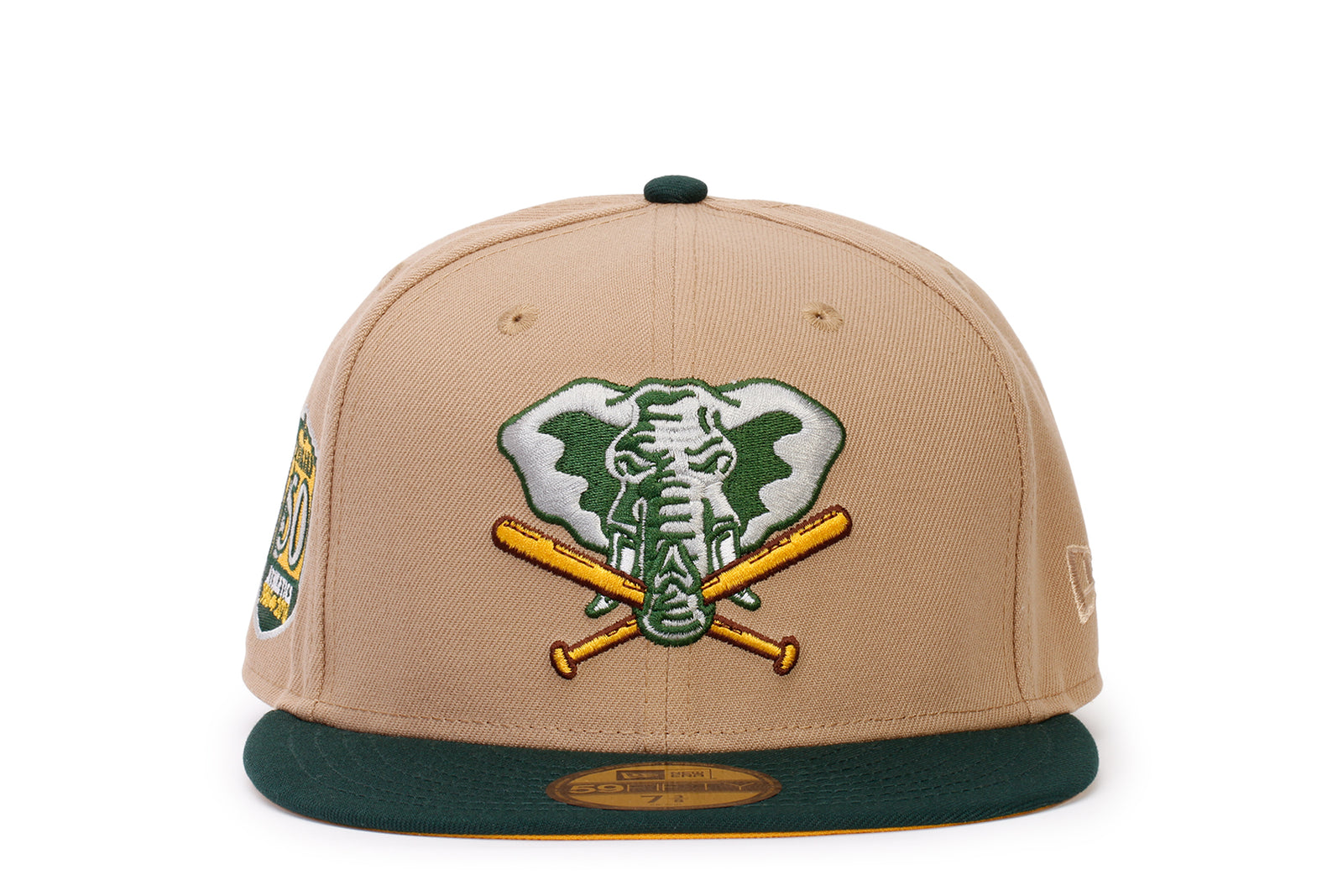 Oakland Athletics Sidesplit 59FIFTY Fitted Hat in Green 7 1/4 / Green