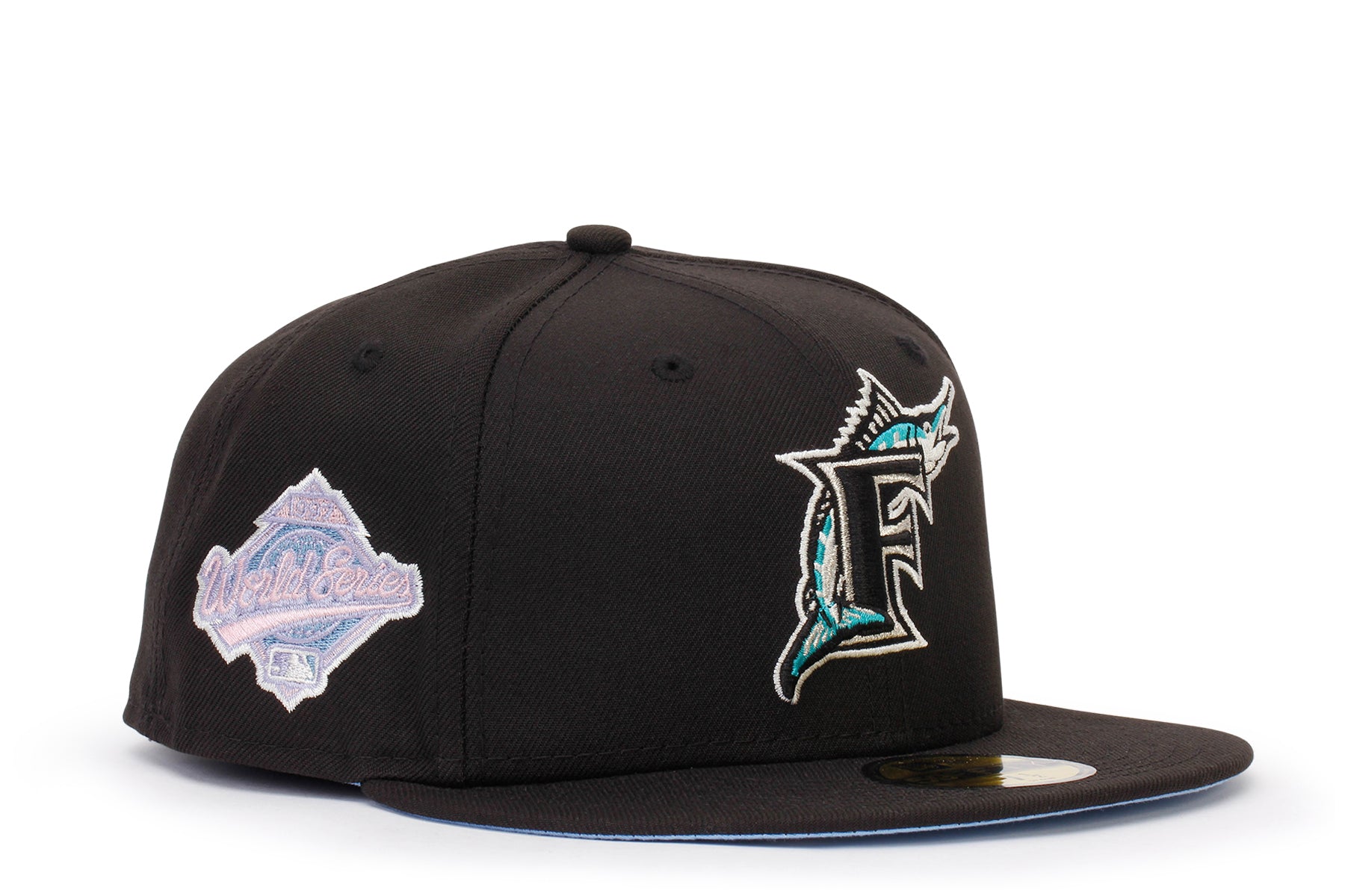 New Era 59FIFTY MLB Florida Marlins Pop Sweat Fitted Hat 7 3/4