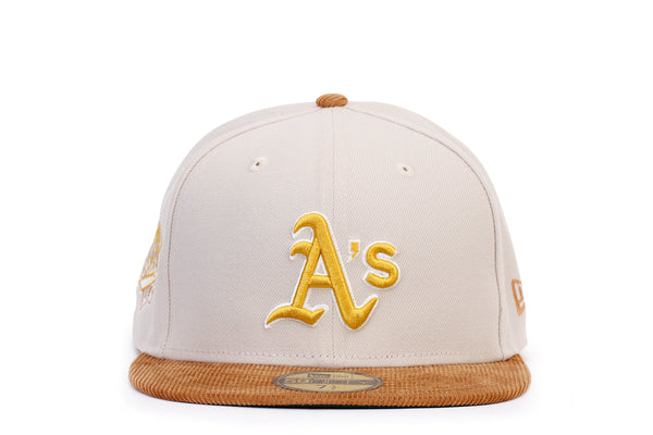 NEW ERA EXCLUSIVE 59FIFTY BLACK/NAVY CORDUROY OAKLAND ATHLETICS